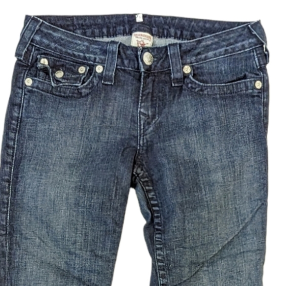 TRUE Religion straight seat blue jeans size 29 - Picture 6 of 14